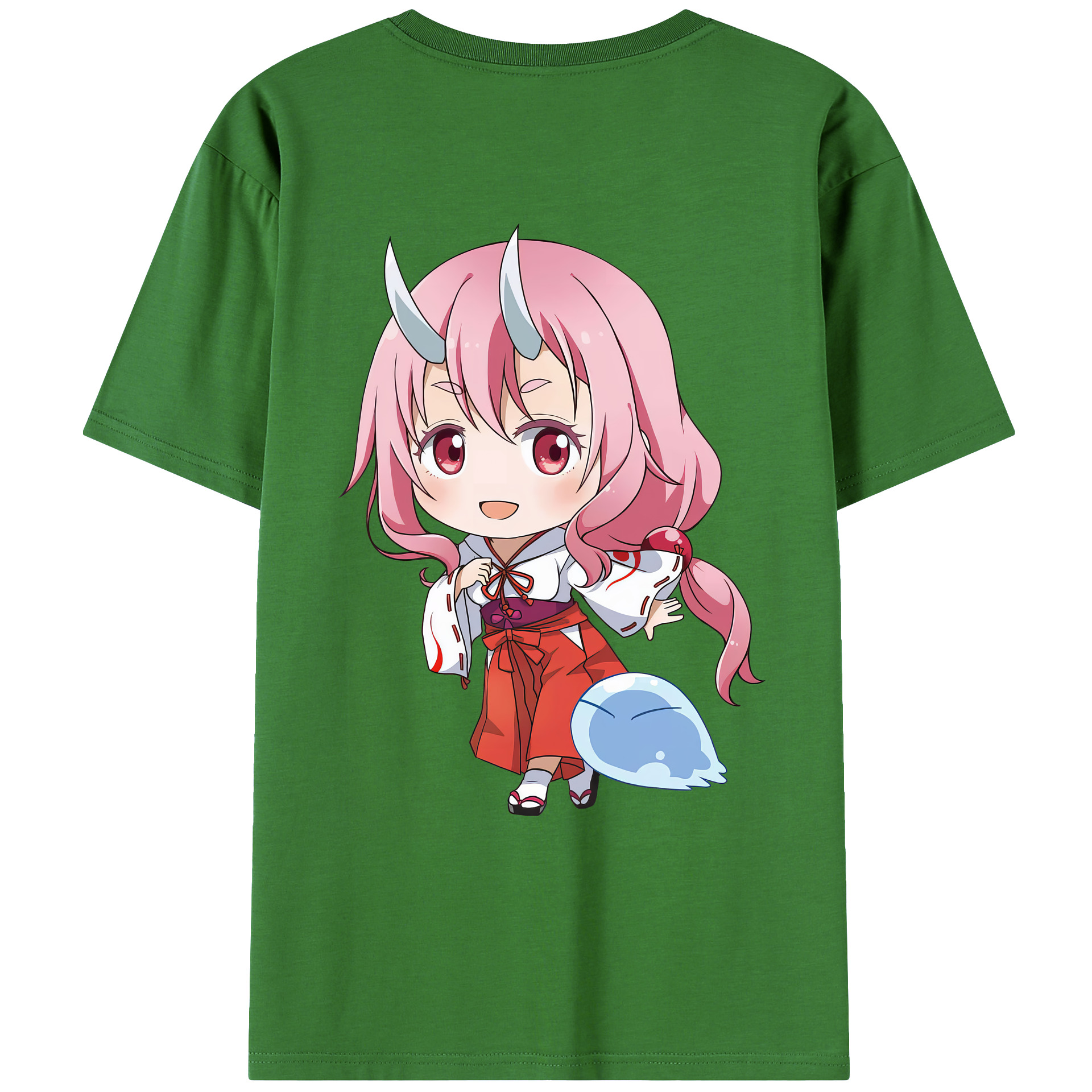 （画像用） 転スラ Regarding Reincarnated to Slime レディース半袖Tシャツ(バックプリント)